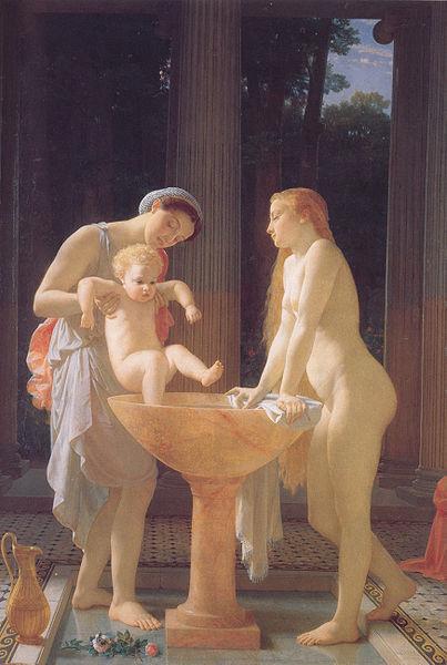 Marc Charles Gabriel Gleyre The Bath oil painting image